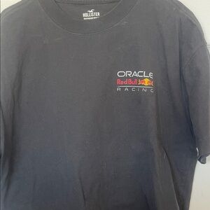 Hollister Black Racing Graphic Tee